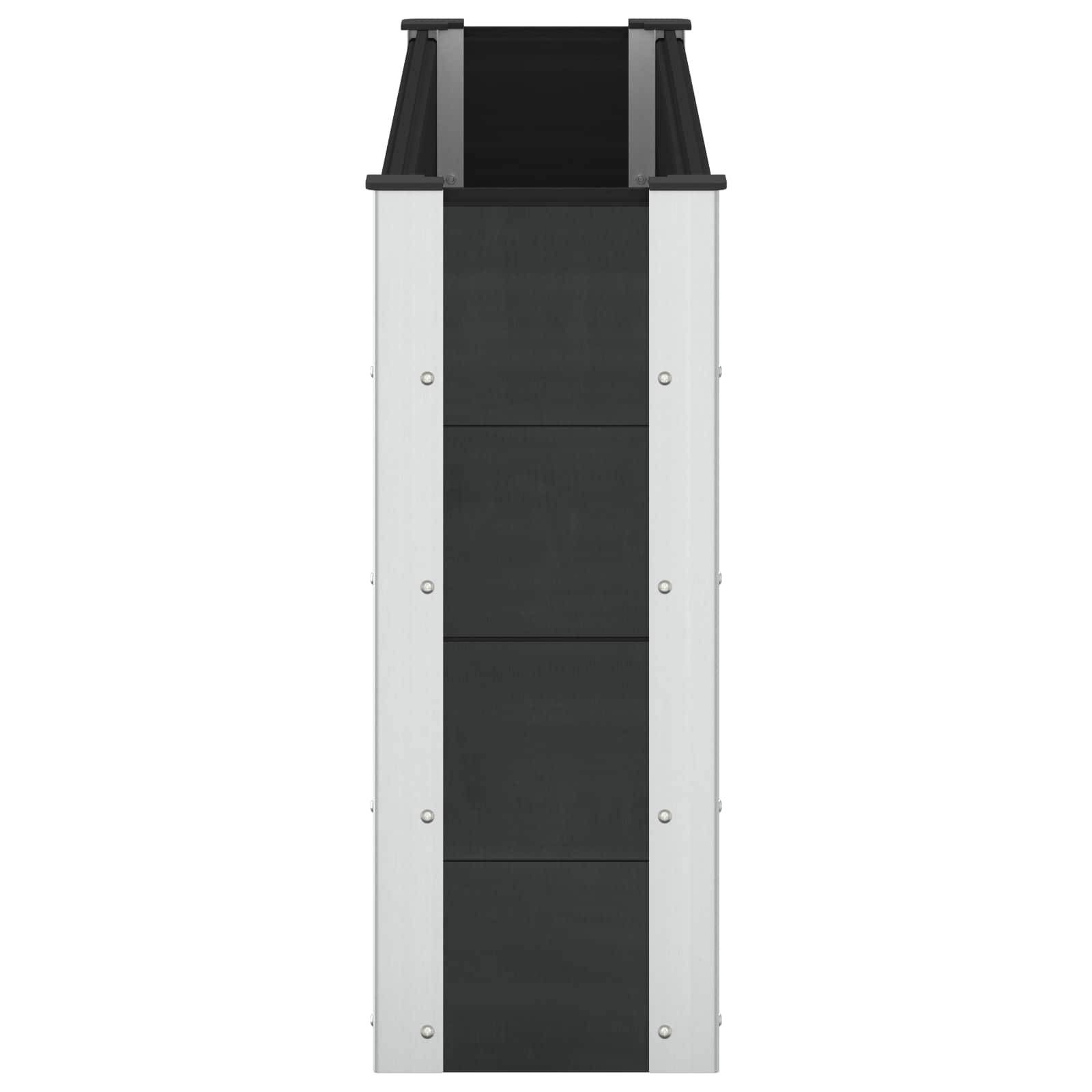 Prolenta Premium - Jardinière aluminium noir 150 x 30 x 72 cm - Prolenta premium p3166.6 - Image 4