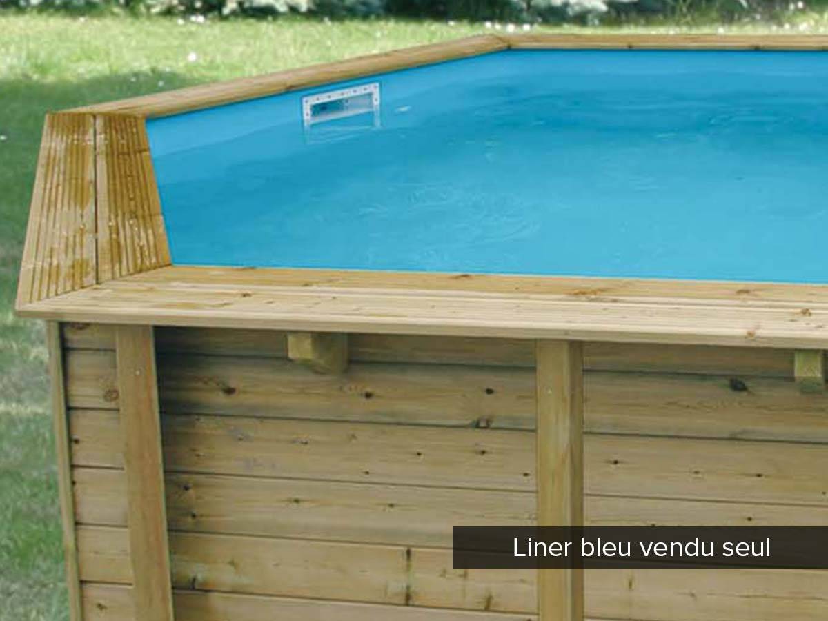 Ubbink - Liner seul Bleu pour piscine bois Azura Ø 4,10 x 1,20 m - Ubbink - Imagen 1