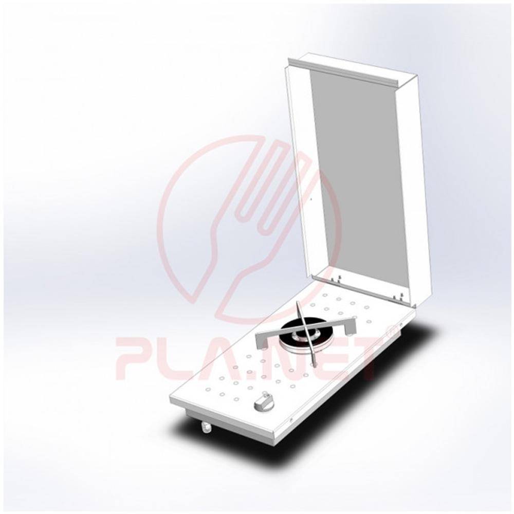 Plancha Planet - Réchaud encastrable inox Feu Dual - Planet - Imagen 2