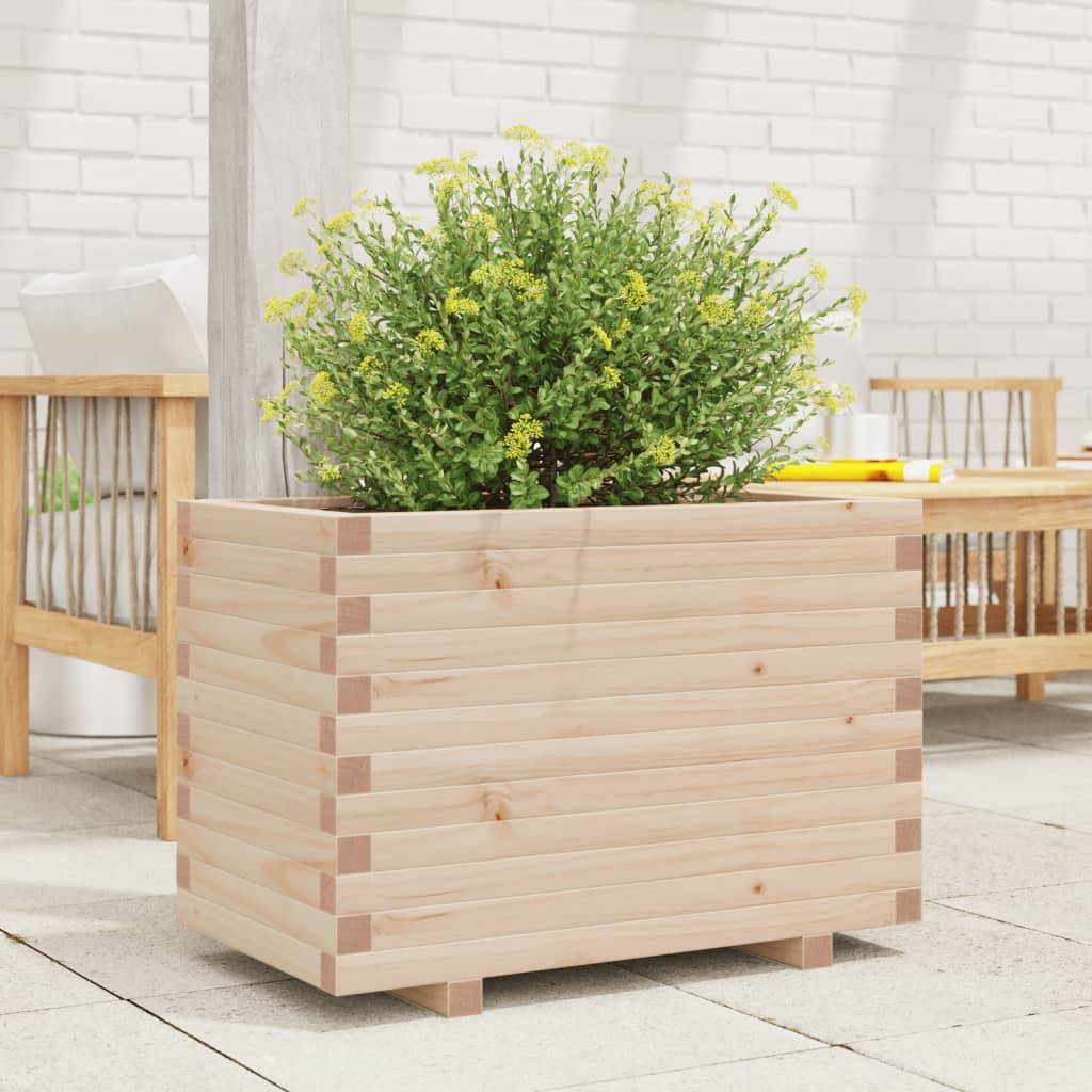 Maison Chic - Jardinière, Bac à fleurs, Pot de fleurs 70x40x49,5 cm bois de pin massif - Imagen 3