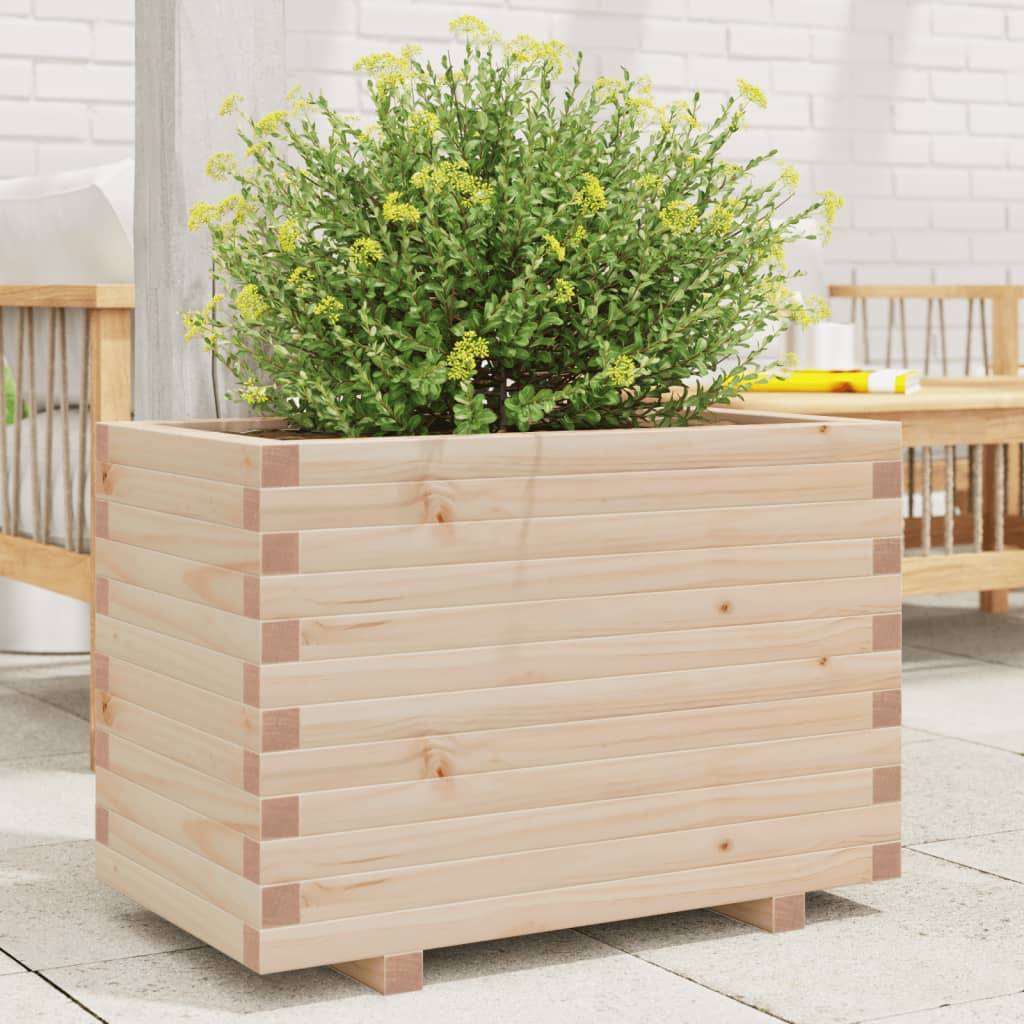Maison Chic - Jardinière, Bac à fleurs, Pot de fleurs 70x40x49,5 cm bois de pin massif - Imagen 2