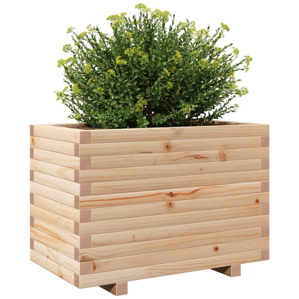 Maison Chic - Jardinière, Bac à fleurs, Pot de fleurs 70x40x49,5 cm bois de pin massif - Imagen 4