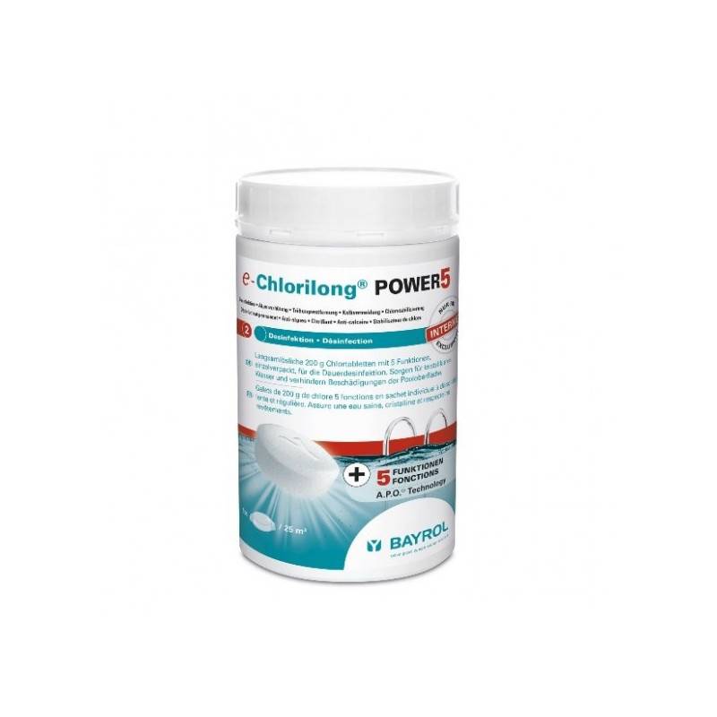 Chlore multifonctions Bayrol Chlorilong Power 5 fonctions - 5kg - Imagen 2