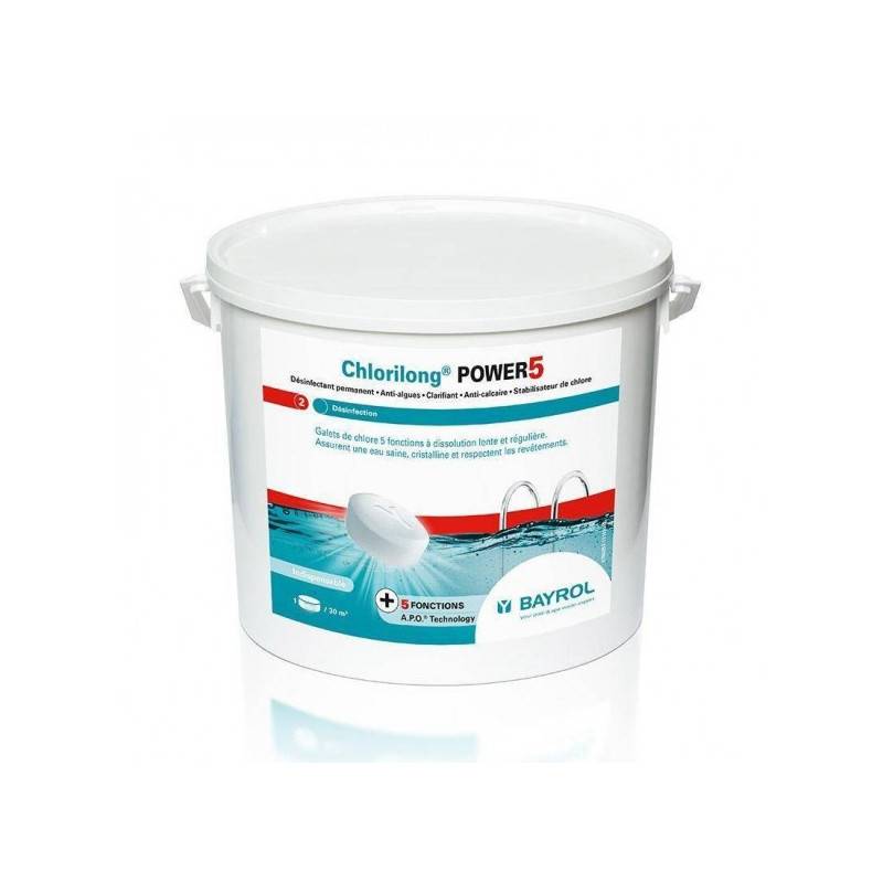 Chlore multifonctions Bayrol Chlorilong Power 5 fonctions - 5kg - Imagen 1