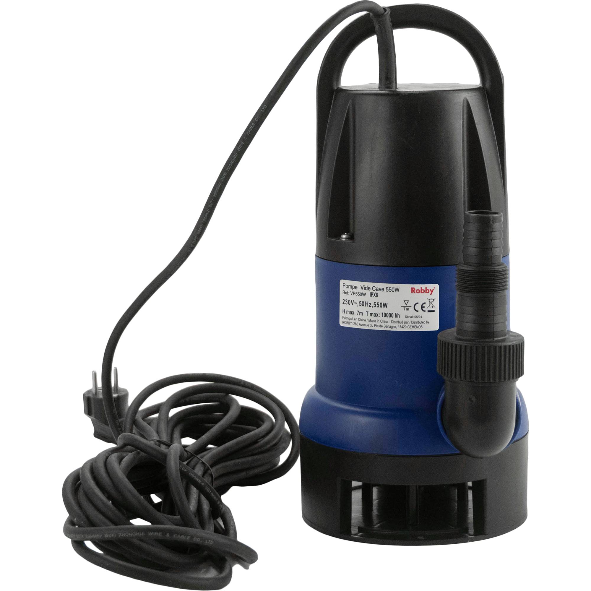 Robby - Pompe immergée automatique à flotteur intégré 550w VP550W Robby - Imagen 4