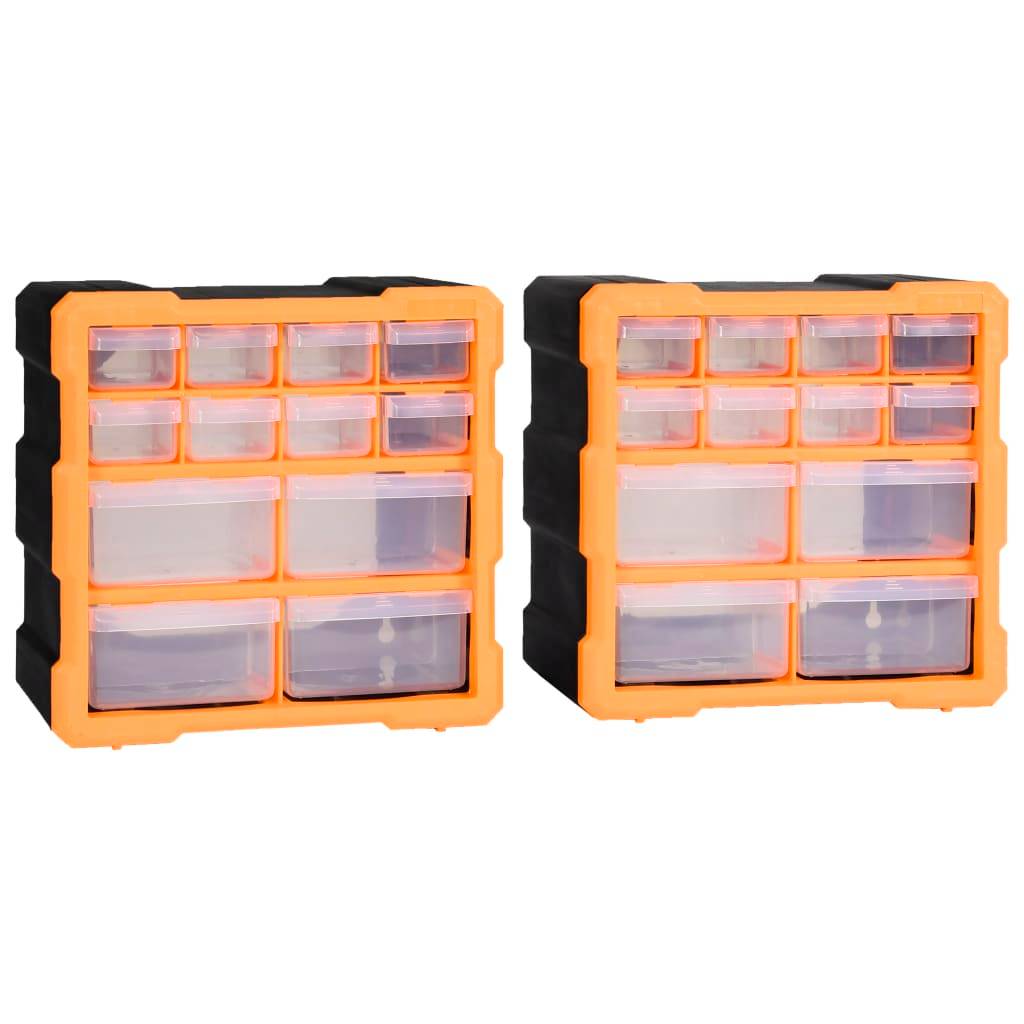 Helloshop26 - Organisateurs multi-tiroirs avec 12 tiroirs 2 pièces 26,5 cm - Imagen 1