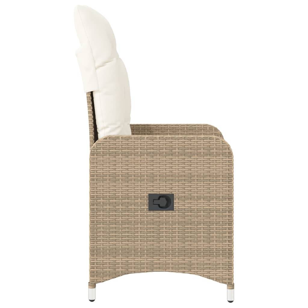 Prolenta Premium - Chaises de jardin rotin beige 54,5 x 58,5 x 92 cm - Prolenta premium p3184.9 - Image 5