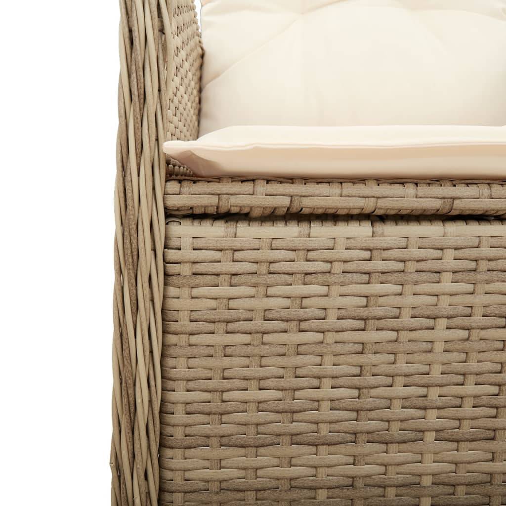 Prolenta Premium - Chaises de jardin rotin beige 54,5 x 58,5 x 92 cm - Prolenta premium p3184.9 - Image 8