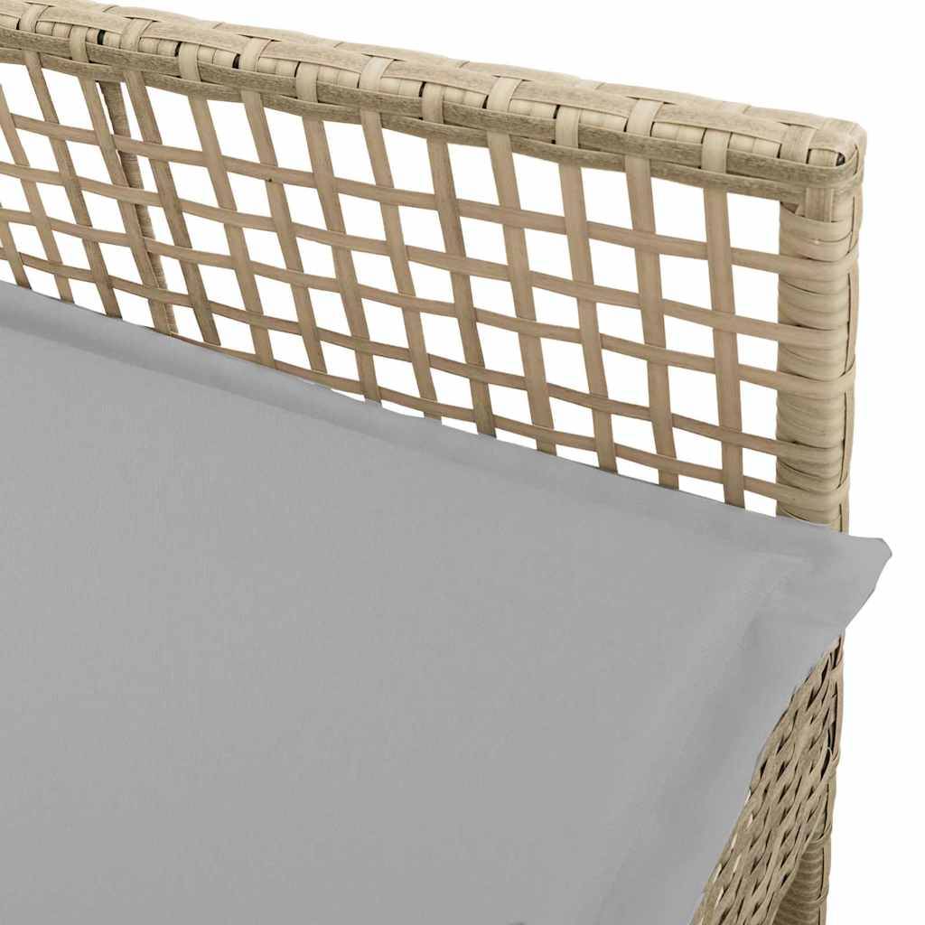 PANGIVO - Chaise de jardin polyrotin beiges 55 x 53 x 85 cm (2 pcs), Poids :10.68kg - PANGIVO - Image 9