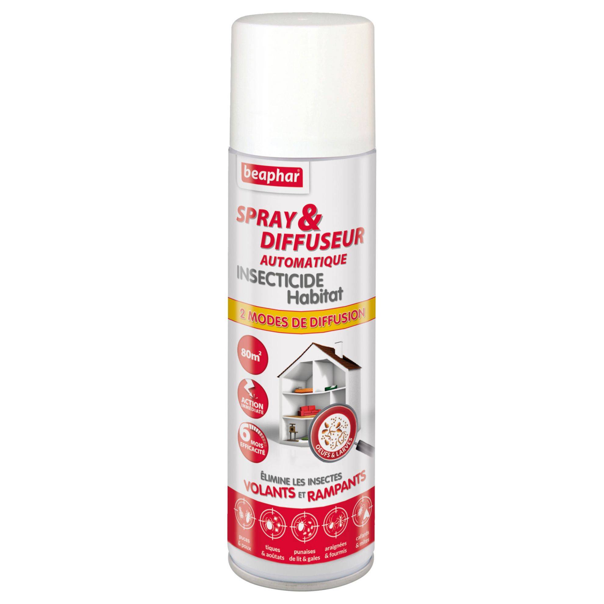 Spray & Diffuseur automatique insecticide Habitat : 250ML BEAPHAR - Imagen 1
