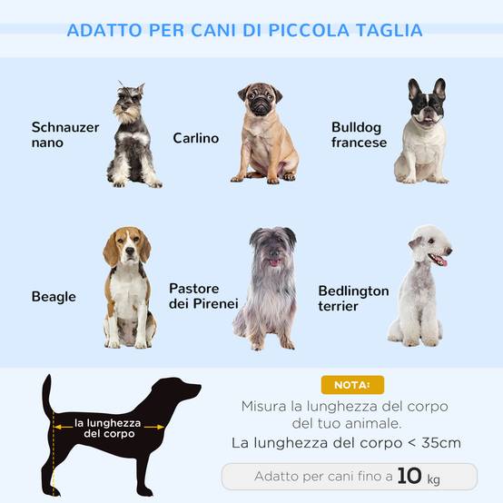 Niche intérieure pour petit chien/chat(max 10kg),bleu - Image 9