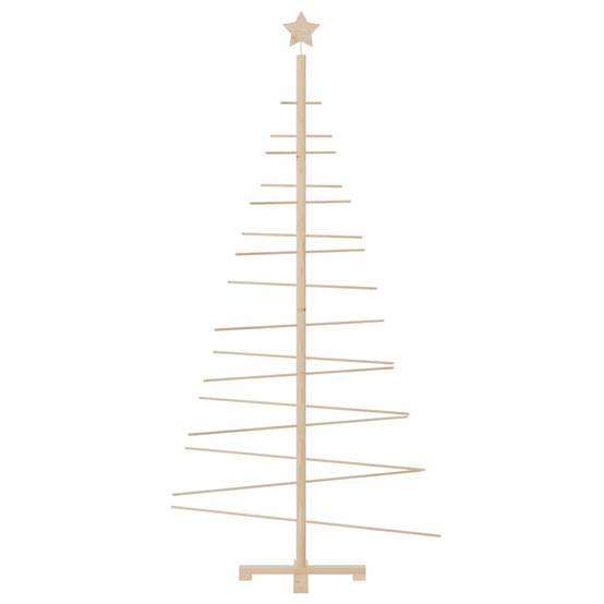 Sapin de Noël en bois de pin décoratif à personnaliser pour fêtes intérieur 180 cm – ComfortXL Outdoor Living - Image 3