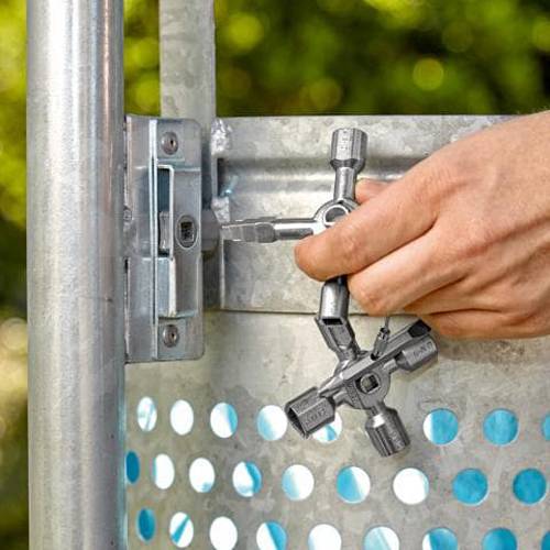 Knipex - Clé universelle TWINKEY® pour armoires de commande à 8 empreintes - KNIPEX - 001101 - Image 3