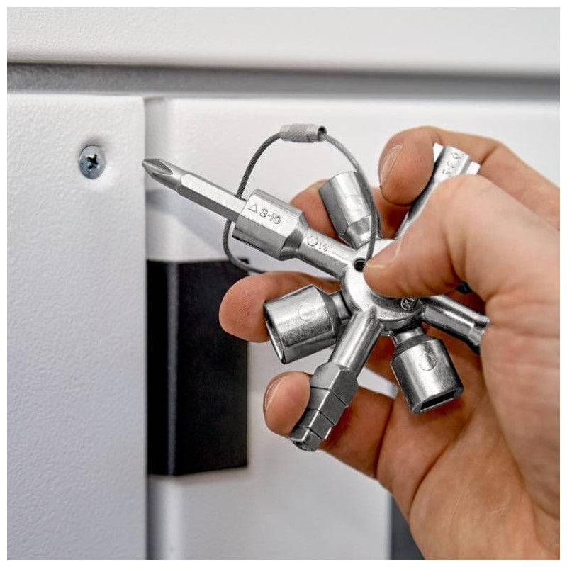 Knipex - Clé universelle TWINKEY® pour armoires de commande à 8 empreintes - KNIPEX - 001101 - Image 4