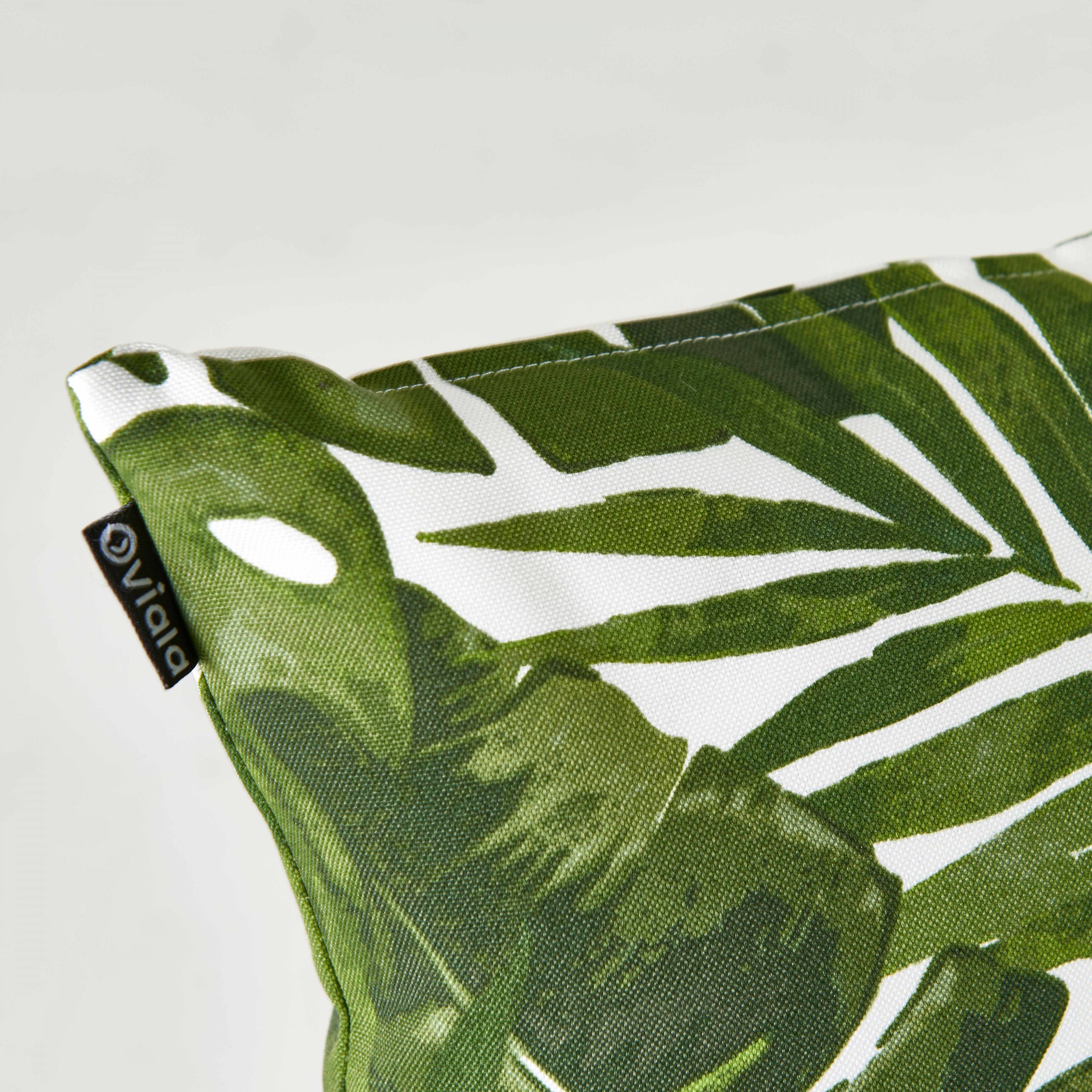 Oviala - Lot de 2 coussins carrés polyester jungle 45x45x8 cm Quito - Oviala - Imagen 2