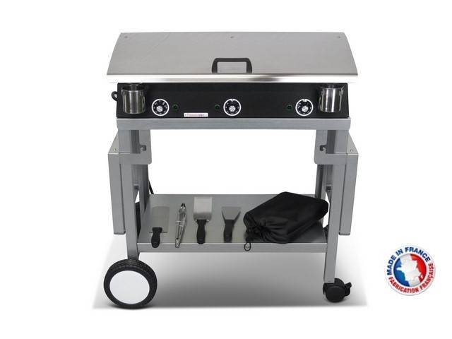 Pack plancha électrique PLANCHAELEC LUX 830 CARBON - CHARIOT MONCEAU - Image 3