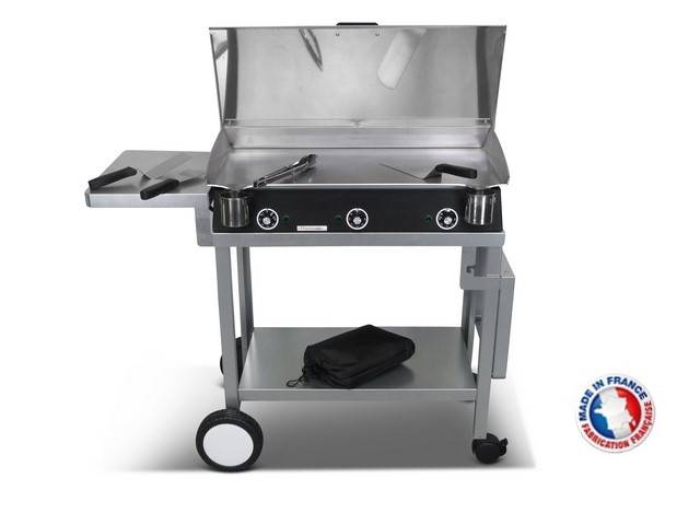 Pack plancha électrique PLANCHAELEC LUX 830 CARBON - CHARIOT MONCEAU - Image 2
