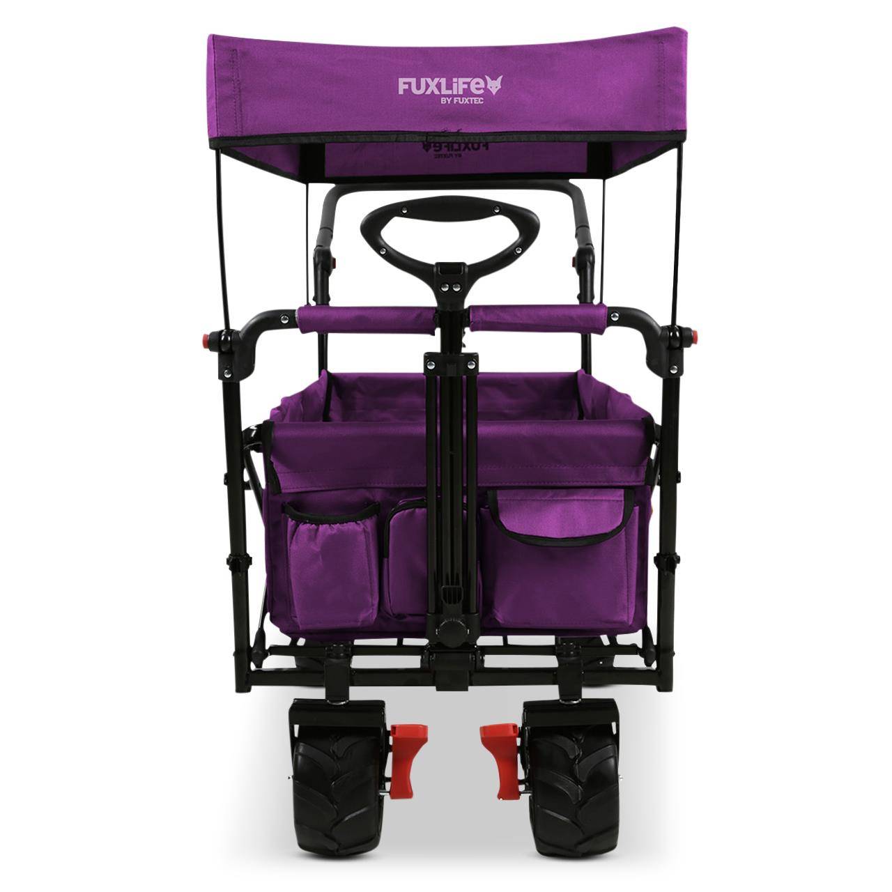 Chariot de plage pliable FUXLIFE FX-CTB800 Roues tout-terrain sable - Image 4