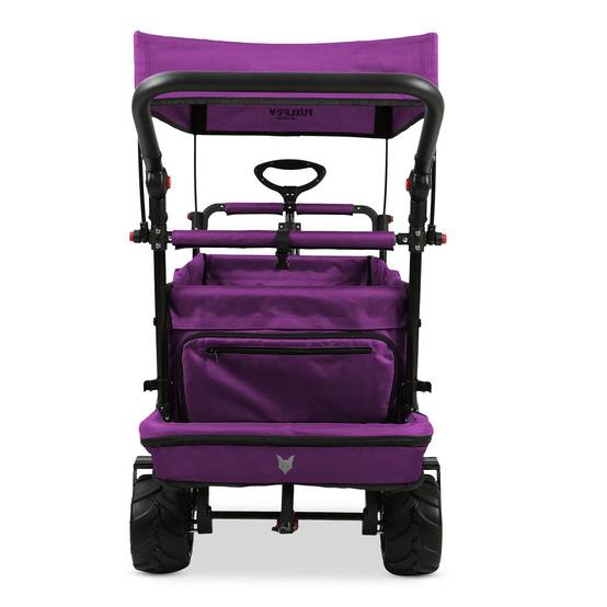 Chariot de plage pliable FUXLIFE FX-CTB800 Roues tout-terrain sable - Image 3