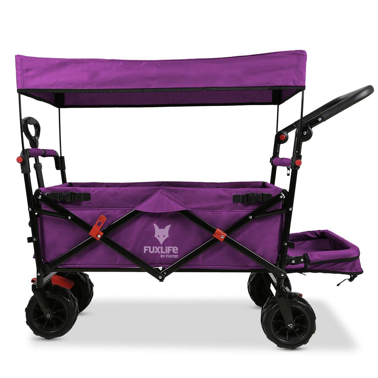 Chariot de plage pliable FUXLIFE FX-CTB800 Roues tout-terrain sable - Image 1