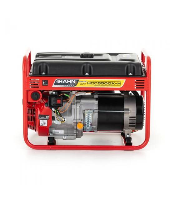 Groupe électrogène à essence 5 kW AVR, usage professionnel et domestique - Hahn Sohn HGG 5500 X-H - Image 2