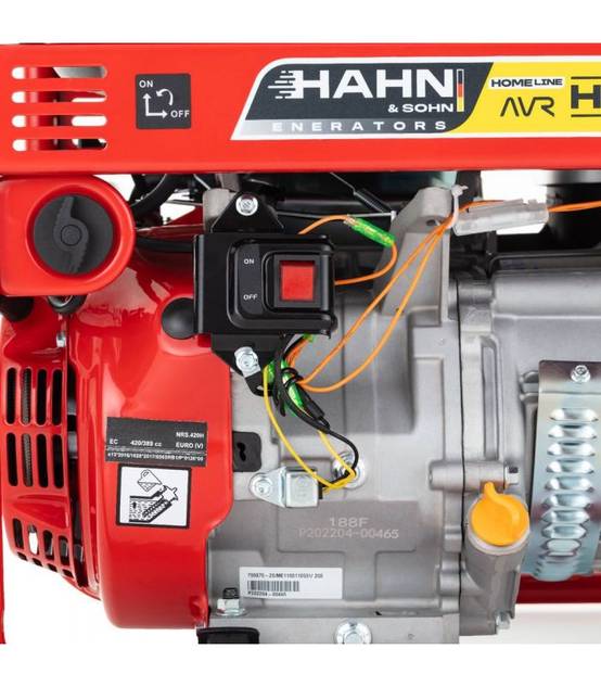 Groupe électrogène à essence 5 kW AVR, usage professionnel et domestique - Hahn Sohn HGG 5500 X-H - Image 9