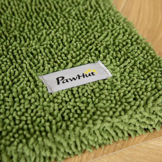 Pawhut - Arbre à chat griffoirs design cactus - hamac, 3 jouets pompons suspendus - panneaux peluche sisal vert - Image 8