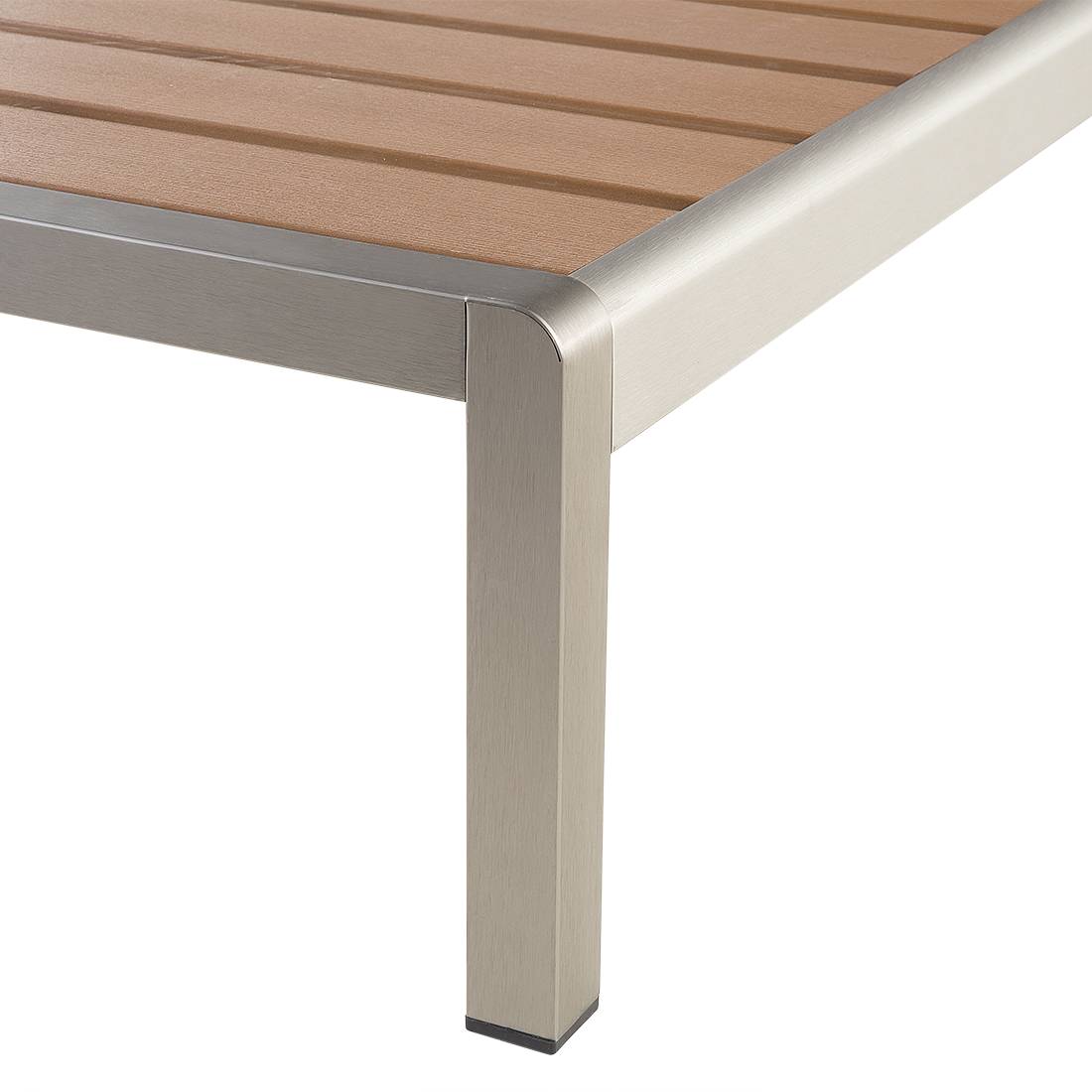Beliani - Chaise longue Aluminium Marron NARDO - Beliani - Imagen 7