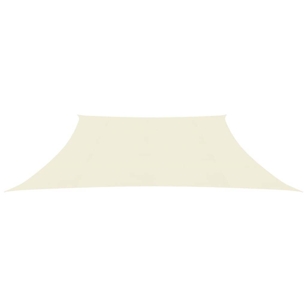 Helloshop26 - Voile toile d'ombrage parasol 160 g/m² PEHD 4/5 x 4 m crème - Imagen 2