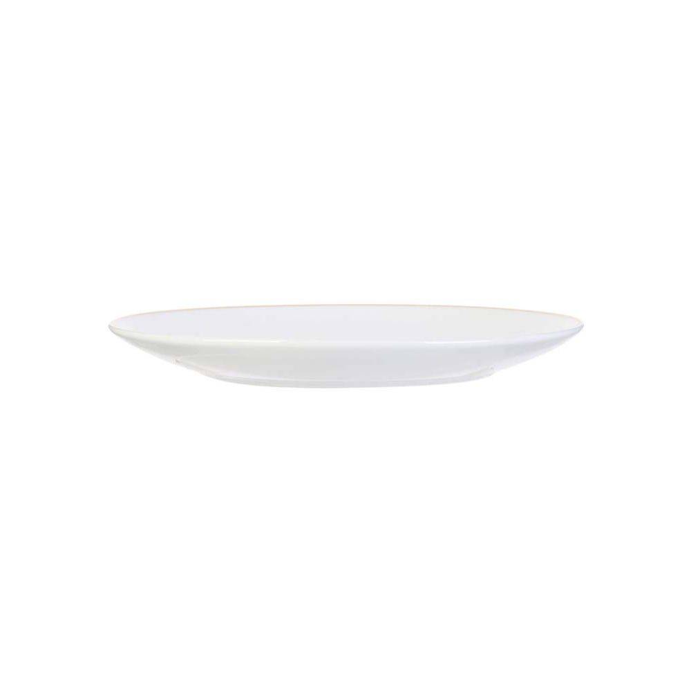 The Home Deco Factory - Assiette en porcelaine avec liseré doré (Lot de 6) Assiettes plates - 20 cm - Imagen 3