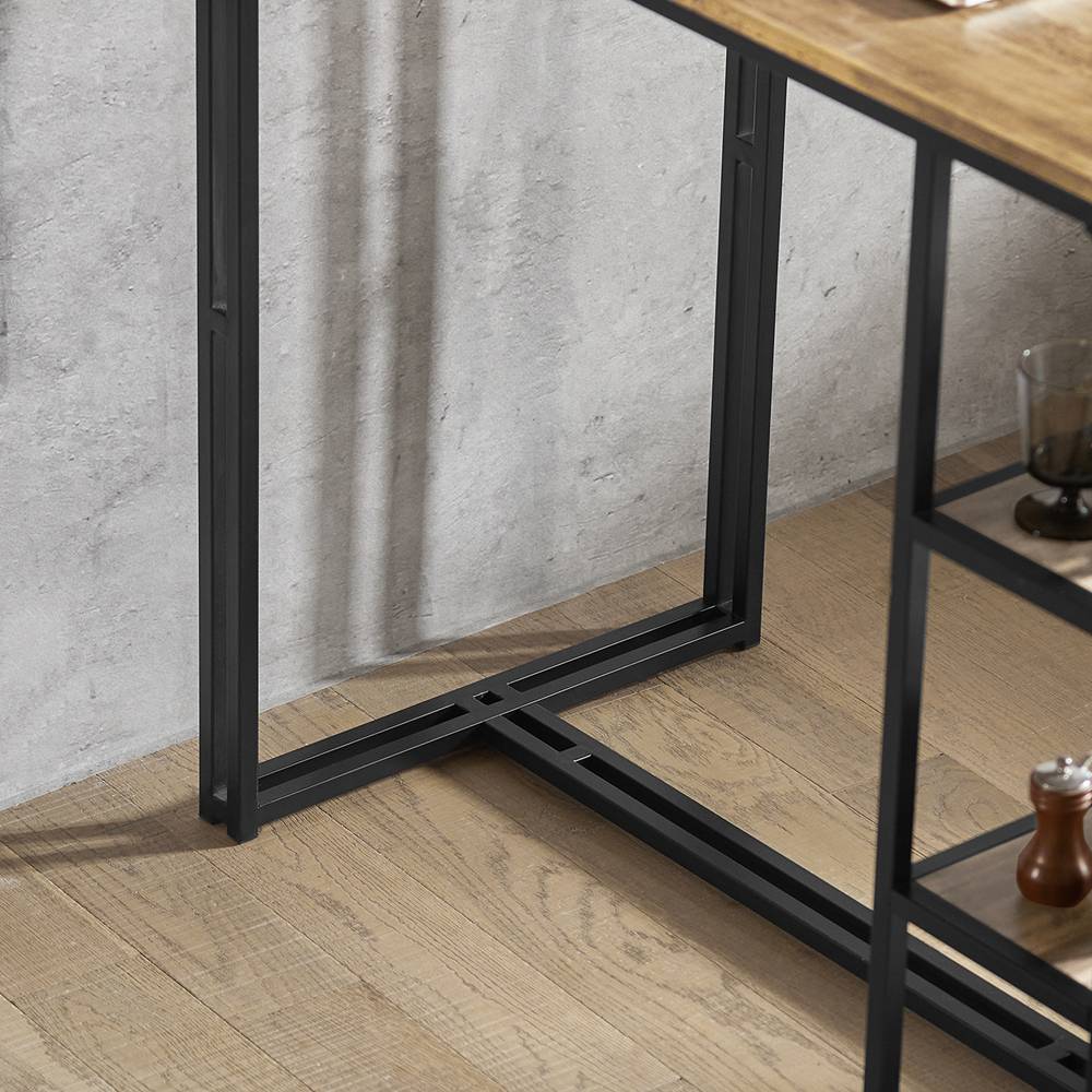 Sobuy - Lot Table et 2 Tabourets de Bar Ensemble Chaises de Bar Table de Bistrot Table Mange-Debout Jeu de Table SoBuy - Imagen 5