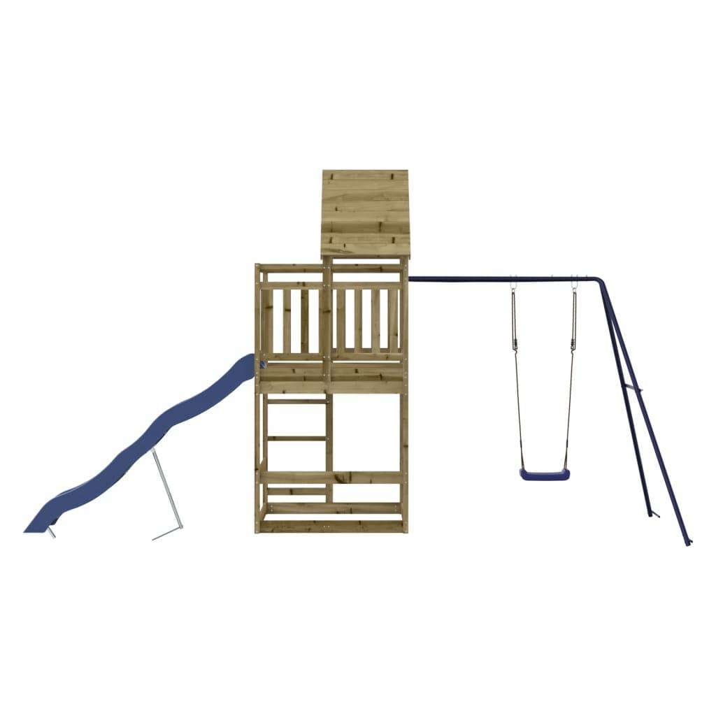 Helloshop26 - Aire de jeux d'extérieur 482 x 206 x 264 cm bois de pin imprégné - Imagen 5