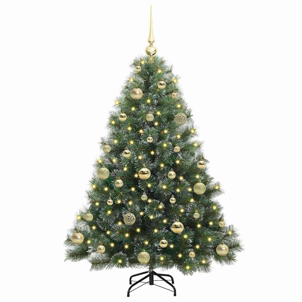 ComfortXL - Sapin de Noël Complet 120 cm pour Intérieur, avec 150 Lumières LED et 61 Boules – ComfortXL Outdoor Living - Image 3
