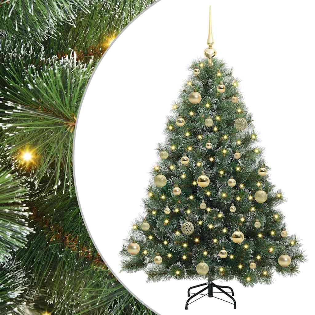 ComfortXL - Sapin de Noël Complet 120 cm pour Intérieur, avec 150 Lumières LED et 61 Boules – ComfortXL Outdoor Living - Image 2