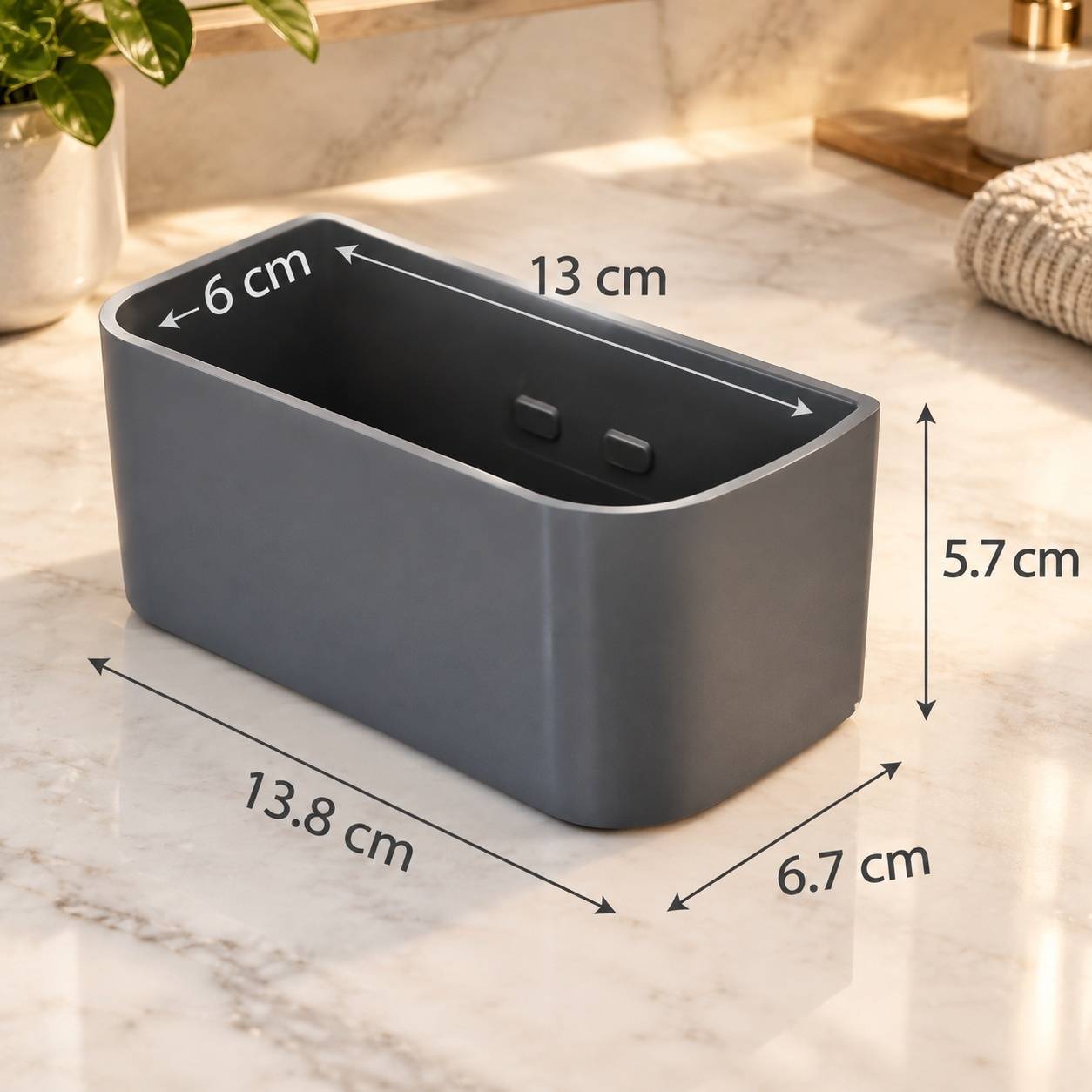 Boîte de rangement magnétique polyvalente murale pour organisation cuisine bureau salle de bain - Image 5