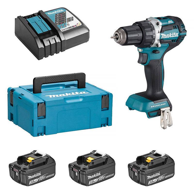 Makita - Perceuse Visseuse MAKITA DDF484RF3J 18 V Li-ion Ø 13 mm (3 x 3,0 Ah) Makita - Imagen 1
