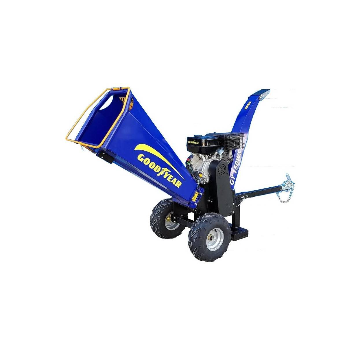 Broyeur de végétaux thermique 15CV Branches Ø5 à 12cm Max Démarrage électrique GOODYEAR - Imagen 1