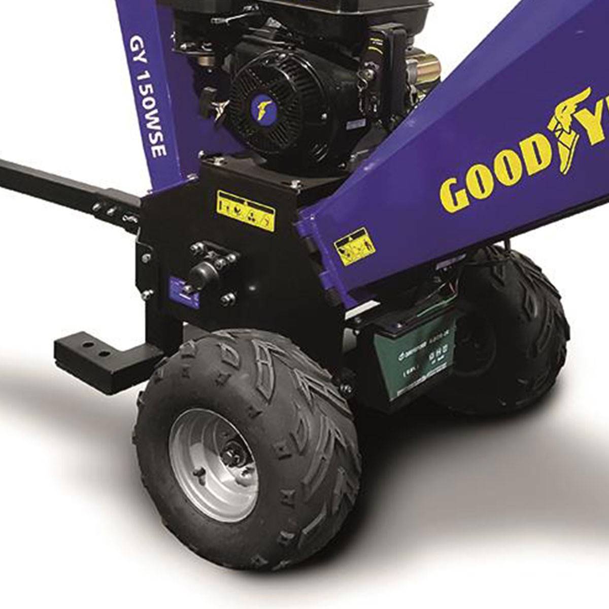 Broyeur de végétaux thermique 15CV Branches Ø5 à 12cm Max Démarrage électrique GOODYEAR - Imagen 5