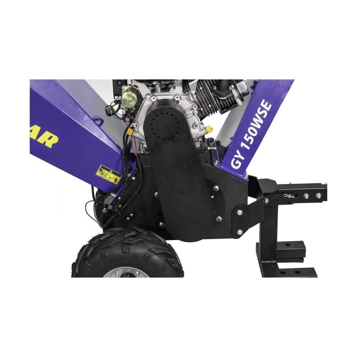 Broyeur de végétaux thermique 15CV Branches Ø5 à 12cm Max Démarrage électrique GOODYEAR - Imagen 9