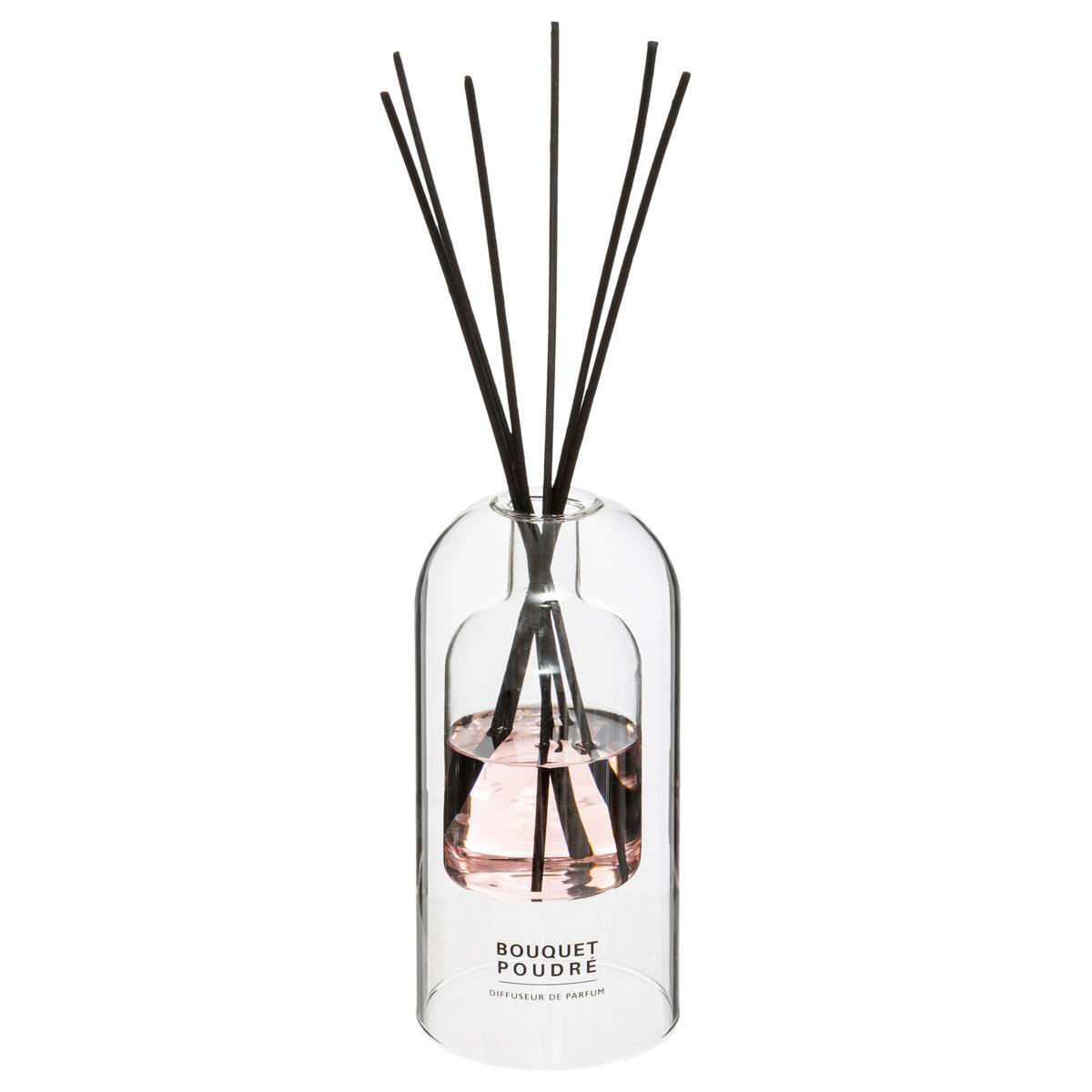Atmosphera - Diffuseur de parfum Ilan 150ml verre bouquet poudré - Atmosphera Créateur d'intérieur - Imagen 1