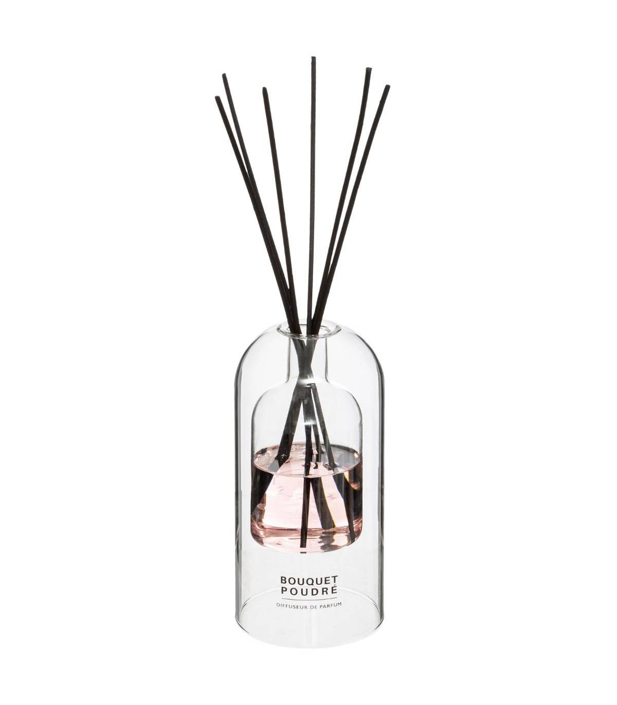 Diffuseur de Parfum Bouquet poudré 150 ml avec 6 Bâtonnets - Image 1