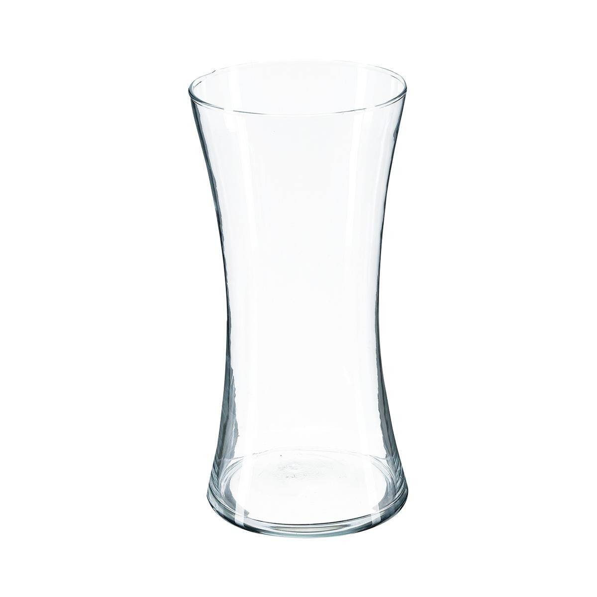 Vase Cintré en Verre "Laika" 30cm Transparent - Image 2
