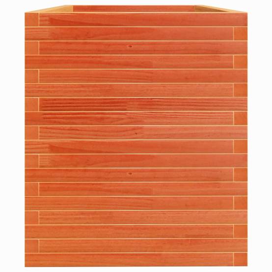 Jardinière Bois Pin Massif Cire Marron 110 x 60 x 68.5 cm - PANGIVO - Image 6