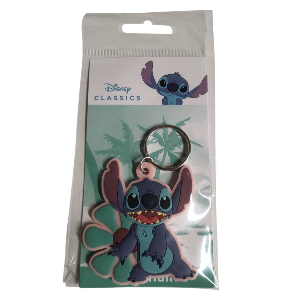 1 Porte-clés Disney Classics Stitch avec fleur