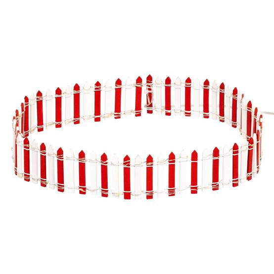 Fééric Lights & Christmas - Accessoire village barrière lumineuse 44 LED rouge et blanc - Feeric Lights & Christmas - Image 1