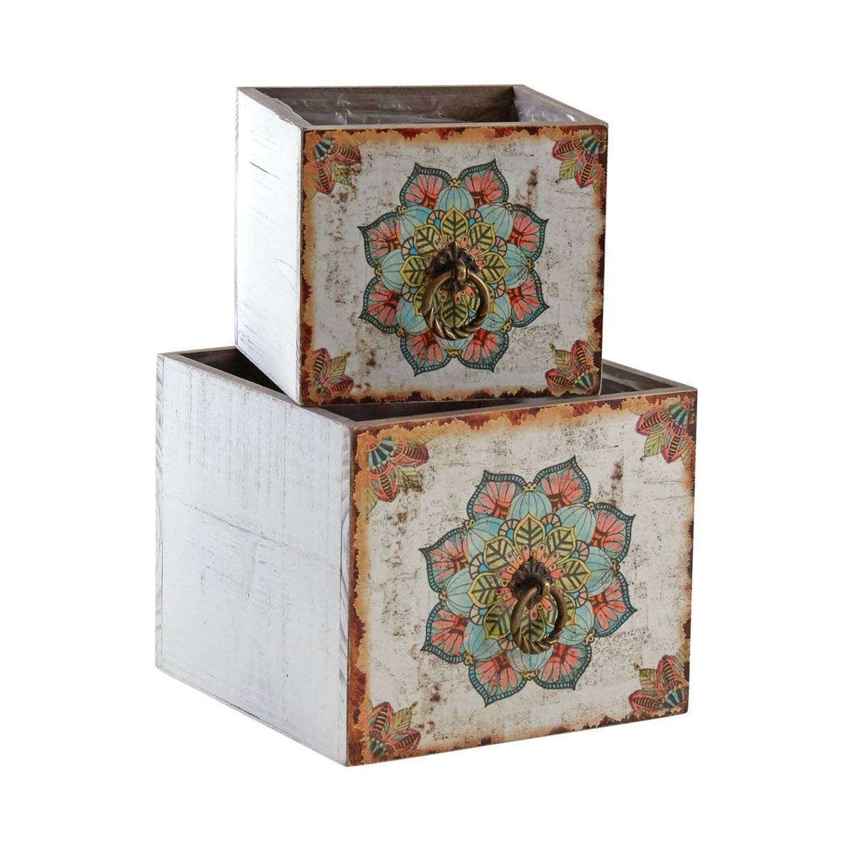 Aubry Gaspard - Corbeilles tiroirs motif mandala - Imagen 1