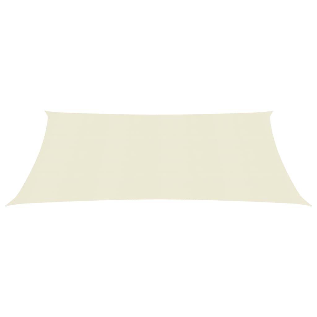 Helloshop26 - Voile toile d'ombrage parasol 160 g/m² 2,5 x 3 m PEHD crème - Imagen 2