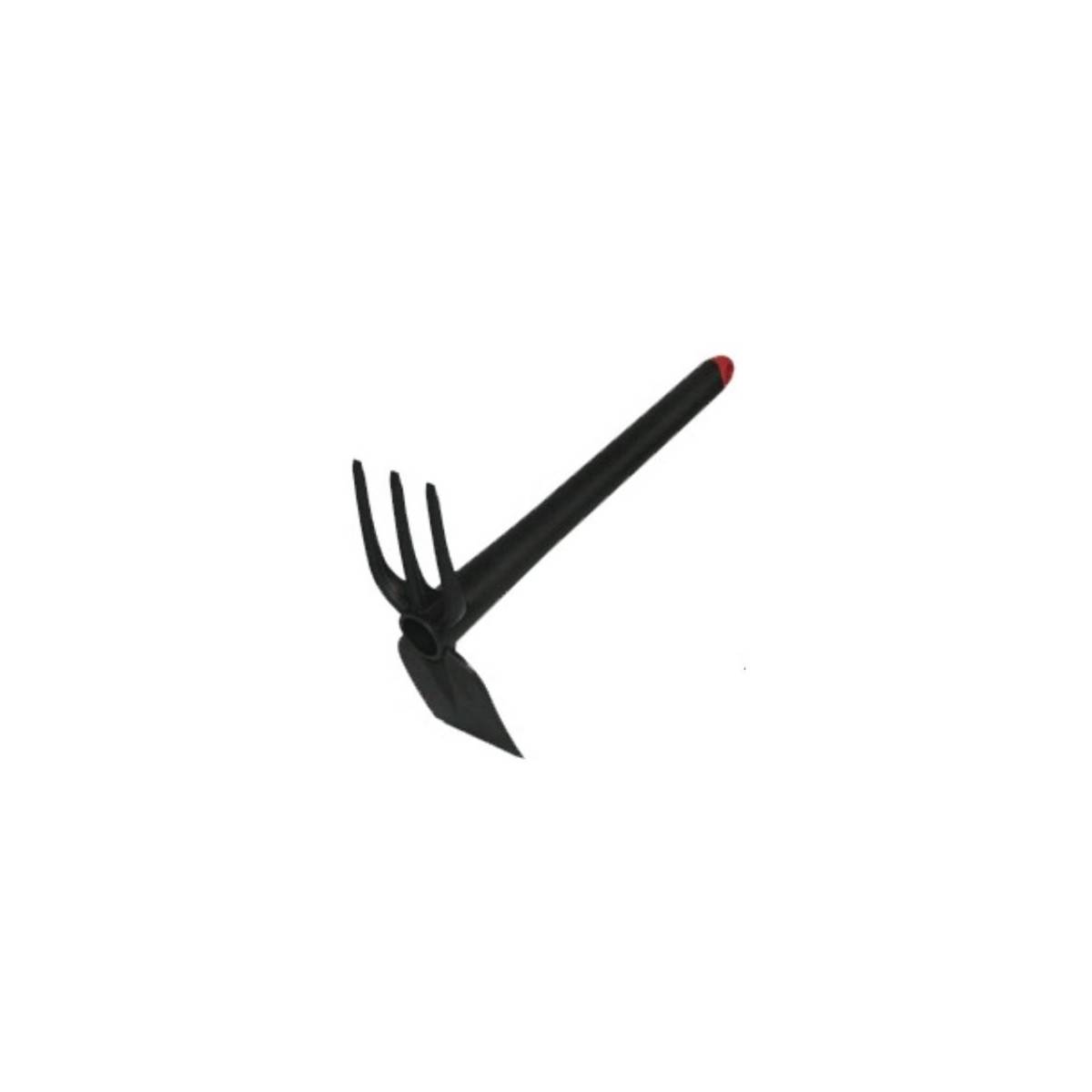 Kit 5 outils de jardin Serfouette - Plantoir large - Plantoir fin - Mini fourche 3 dents - Rateau 3 dents BRIXO - Image 3