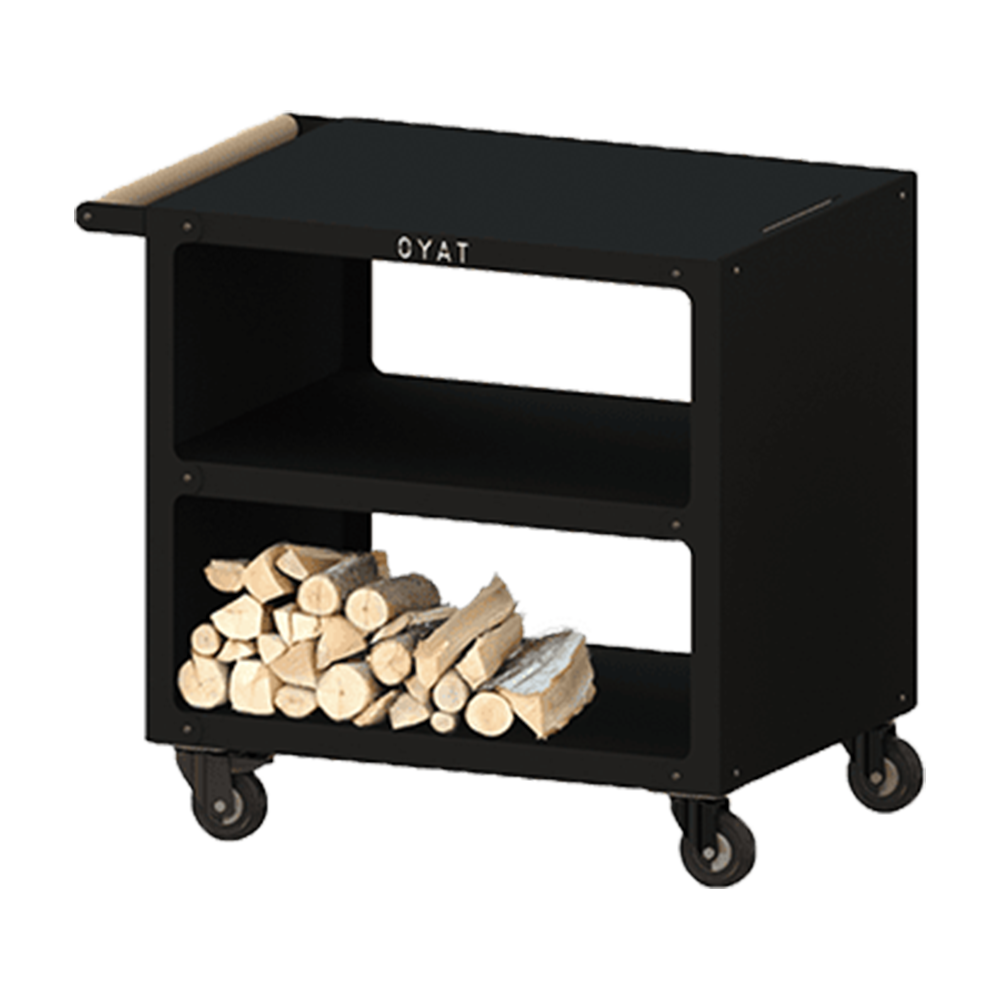 OYAT - Desserte Pontaillac  80 Noir - Mobilier de cuisine extérieure  en acier thermolaqué - OYAT - Image 1