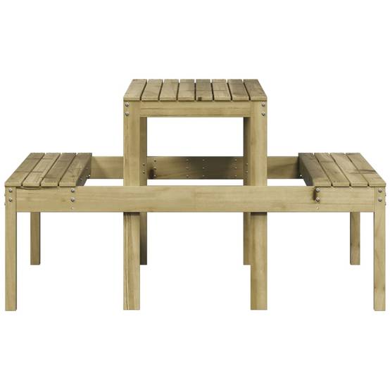 Table de pique-nique bois de pin imprégné 110 x 134 x 75 cm - PANGIVO - Image 5